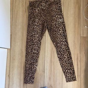 Reebok animal print athletic pants